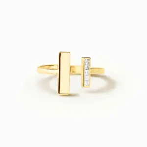 Gold Thick & Thin Ring
