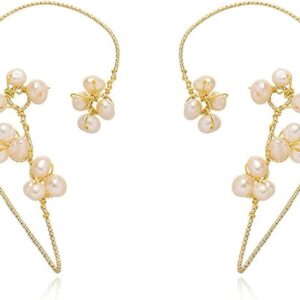 Flower Cuff Earrings