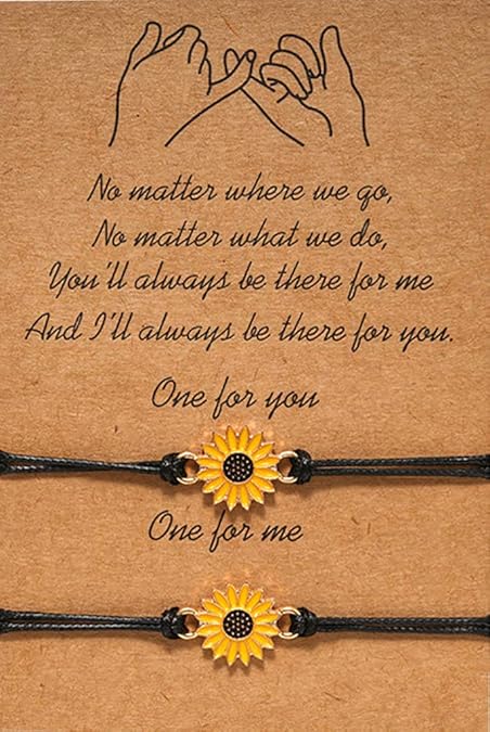 Sunflower Bracelet Set