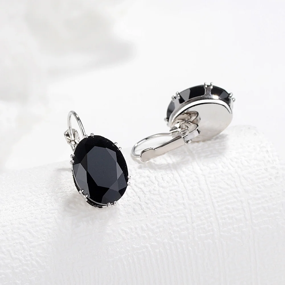 Oval Cut Earrings - Image 5